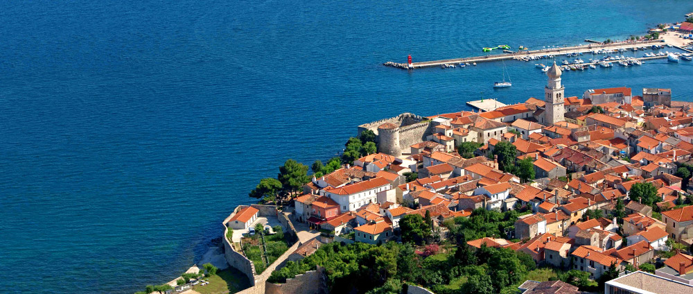 Krk szigete a Kvarner-öbölben