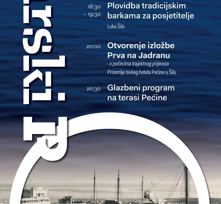 A Jaruška bárka és a Šilarski portić kiállítás: 60 éves a Crikvenica-Šilo komphajózás