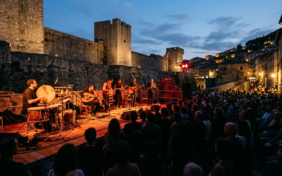 Borna Šercar & Harpije koncert Krk városban – Croatian Folkdrum (július 30.)