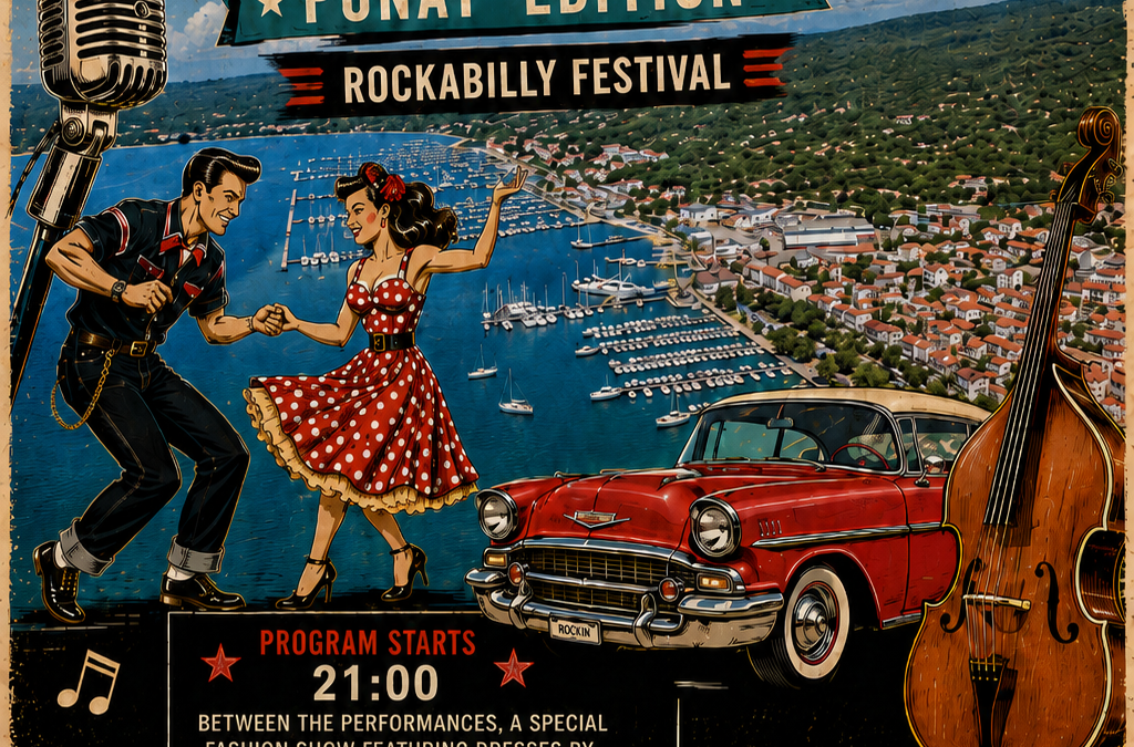 Rockin’ by the Sea – Punat Edition 2026: rockabilly fesztivál a puntai tengerparton (júl. 17-18.)