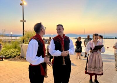 KUD Dubašnica folklóregyüttes fellépése Malinskán