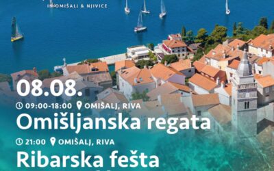 Omišljanska regata és Ribarska fešta 2026 – vitorlásverseny és halász-feszta Omišaljban (augusztus 8.)