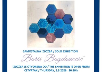 Boris Bogdanović Rezonance kiállítása a Punati Galerija Tošban