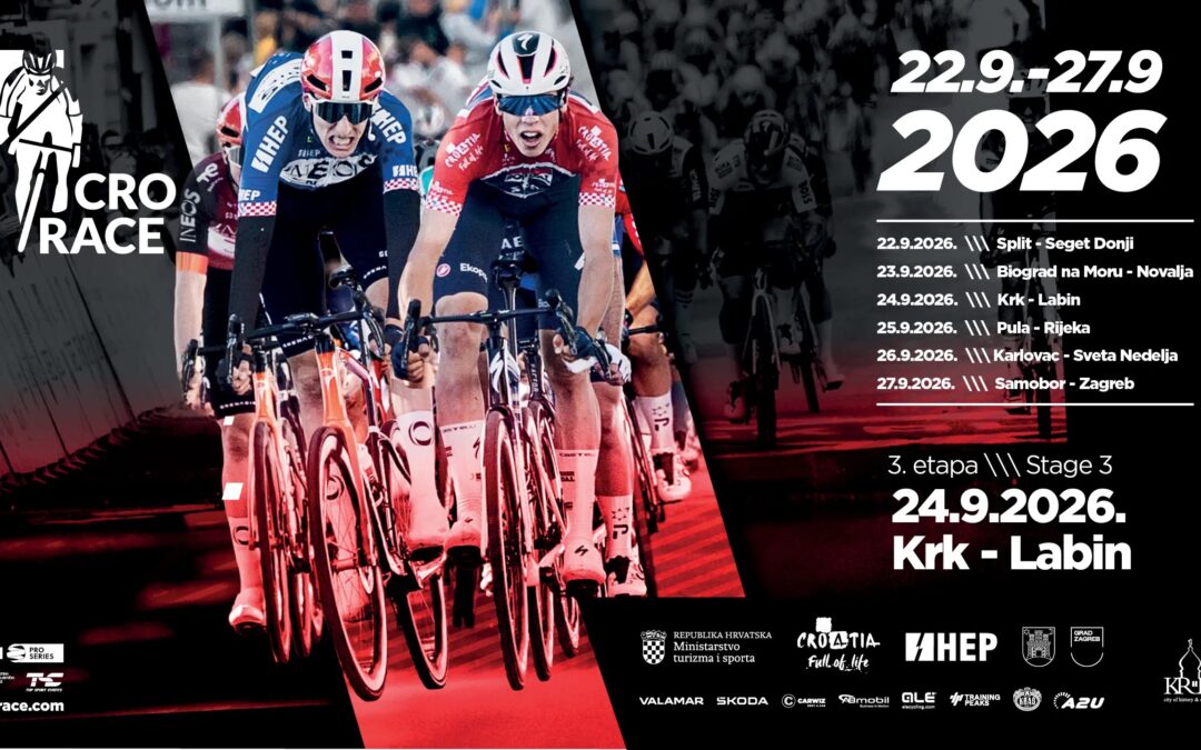 CRO Race 2026: nemzetközi kerékpárverseny rajtja Krk városából (szeptember 24.)