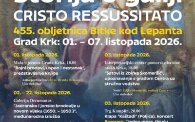 Štorija o galiji: a Lepantói csata 455. évfordulója Krk városában (október 1-7.)