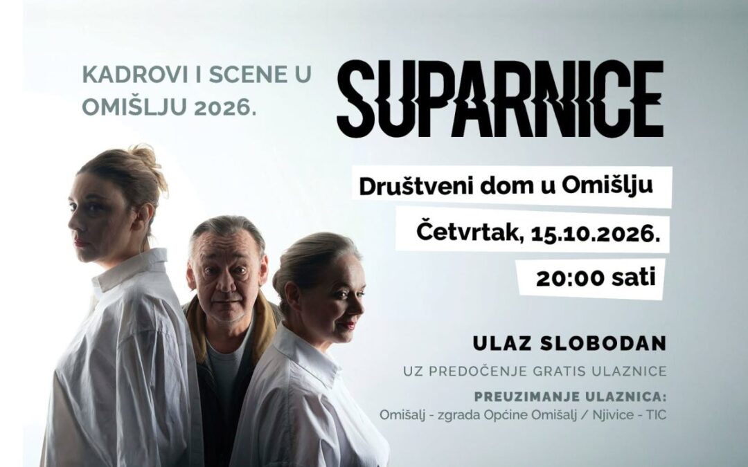 Két színésznő, akik 15 éve nem beszélnek: Suparnice komédia Omišaljban október 15-én