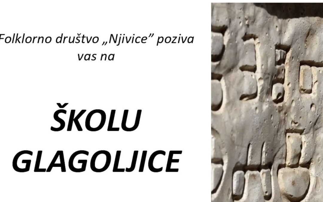 Glagolita írás három estén: Škola glagoljice Njivicében, október 16-18.