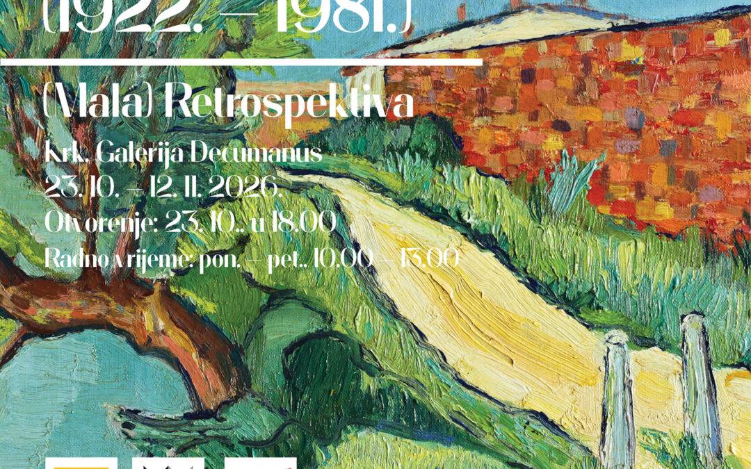 Ivan Vukušić kis retrospektívája a krki Galerija Decumanusban, megnyitó október 23-án